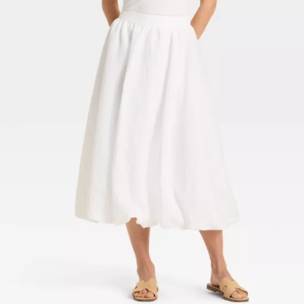 NWOT A New Day/Target Midi A-Line Skirt Size Small